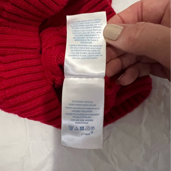 Ralph Lauren Red Cable Knit Sweater Vest Ralph Lauren Christmas size 9 months - Picture 5 of 7